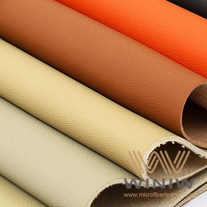 Best-Selling 0.5mm Needle-Grain PVC Semi-PU Leather Automotive Upholstery, Bag and Car Seat Leather Wholesale