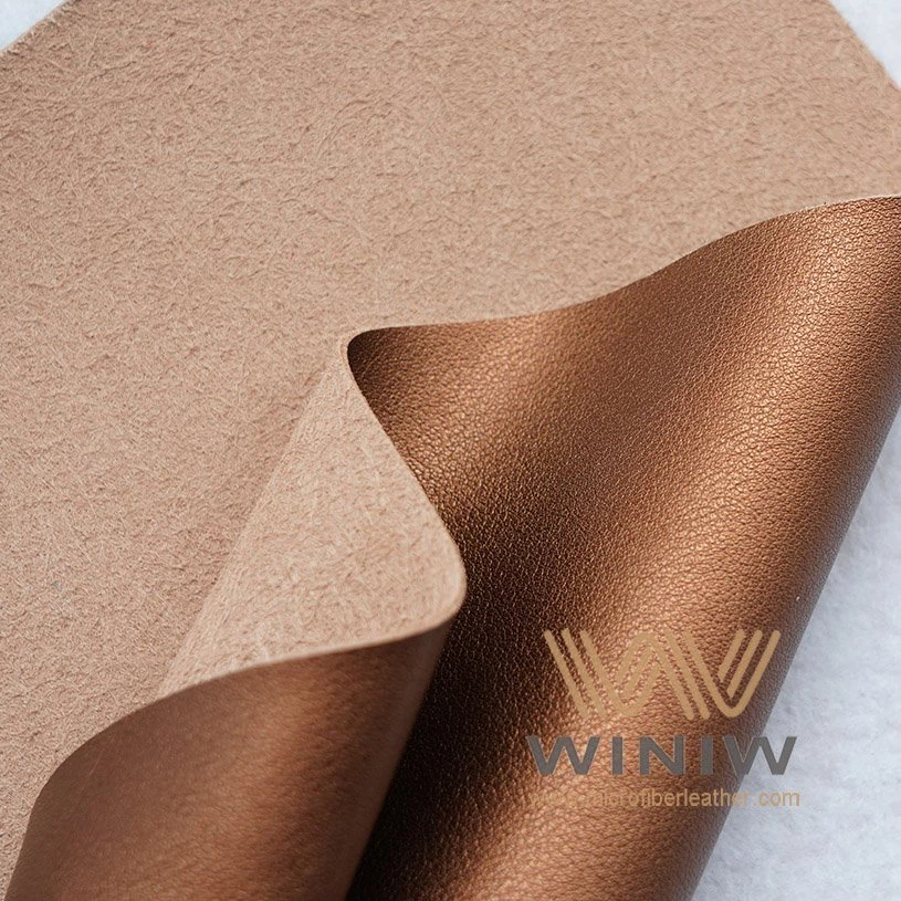 PU Artificial Leather for Shoe Lining, PU Nonwoven Backing Leather for Women Shoes
