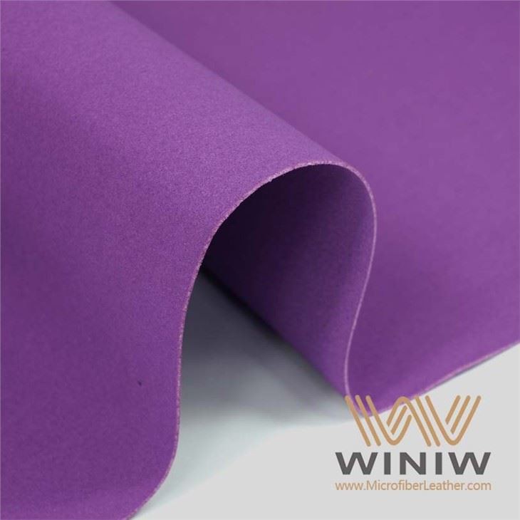 1.2-1.4mm White PU Microfiber Leather Material For Nurse Shoes