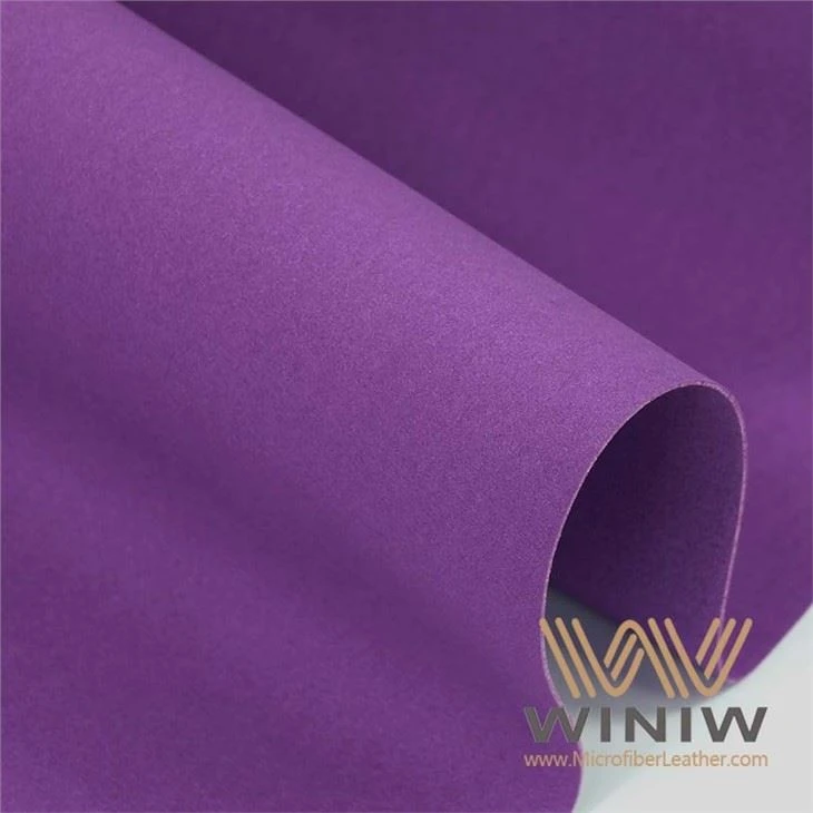 1.8mm Black Micro Fiber Leather For Shoes