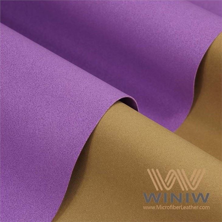1.8mm Black Micro Fiber Leather For Shoes