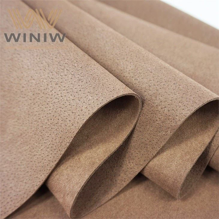 Embossed Faux Suede Fleece Fabric For Shoes Microsuede Fabric