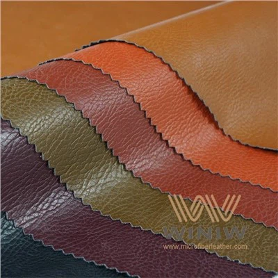 Breathablity Pu Faux Leather Fabric For Garments