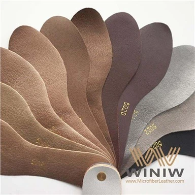 Burnish Microfiber PU Leather For Leather Shoes