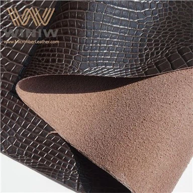 Faux Pu Leather Fabric For Garments Eco Microfiber Leather