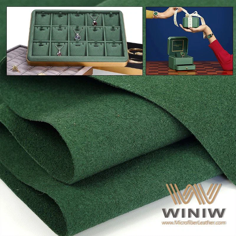 Abrasion-resistant Suede Microfiber Leather Fabric For Boxes