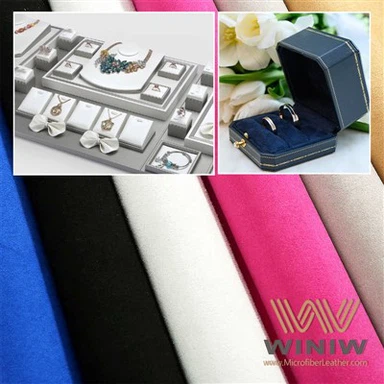 Bio-based Vinyl Fabric Suede Material For Jewelry Box