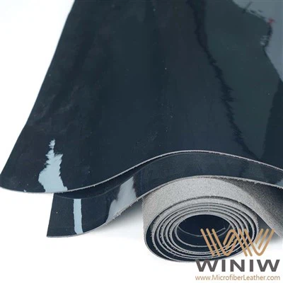 High-Resilience Microfiber Patent Faux Leather