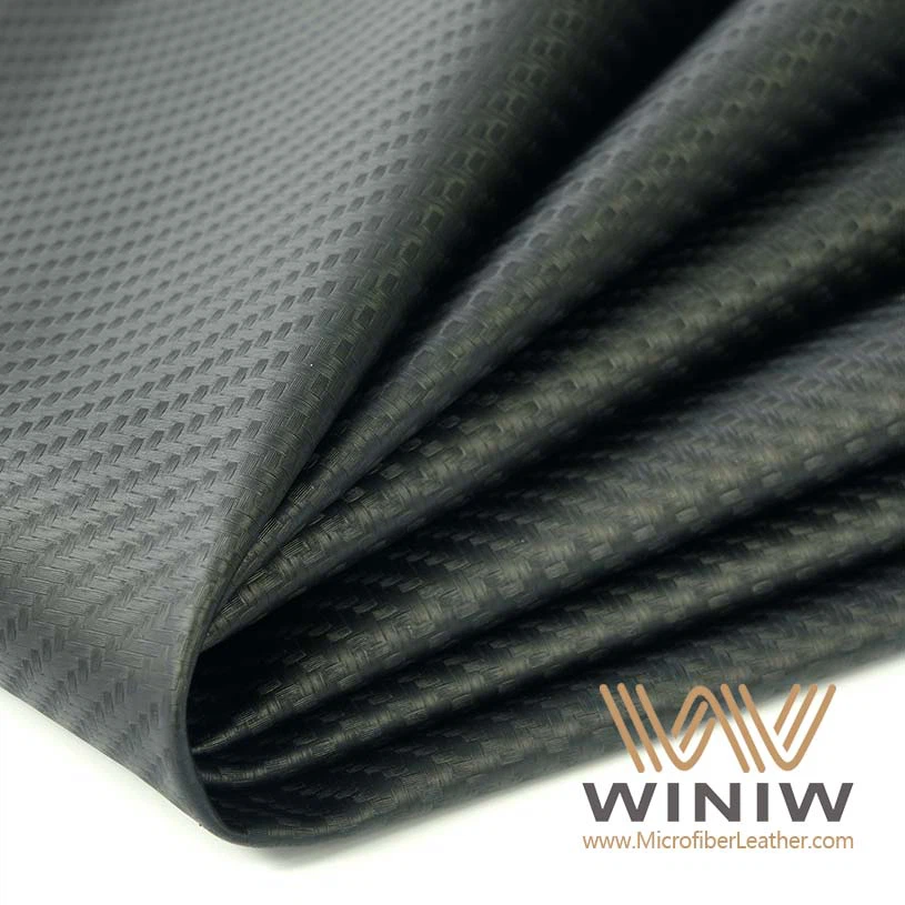 Carbon Fiber Synthetic PU Material Faux Leather For Seat Covers