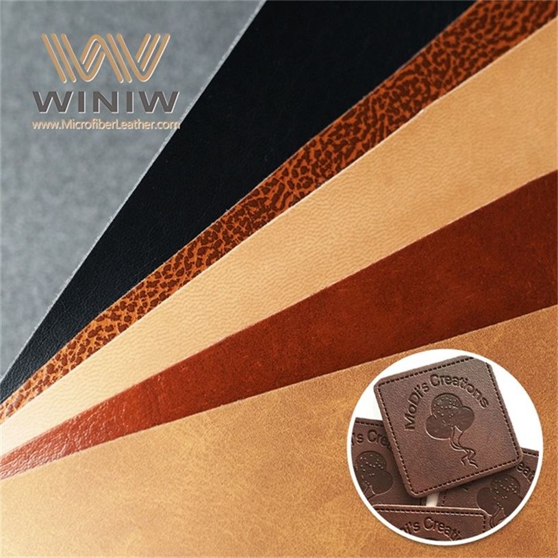 High-end Imitation PVC Fabric Synthetic Leather For Tags