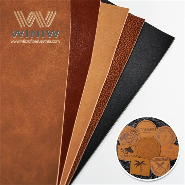 High-end Imitation PVC Fabric Synthetic Leather For Tags