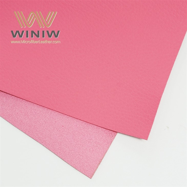Oil Proof Artificial Microfiber Fabric Faux Footwear Making Leather