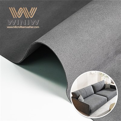 1.2mm Ultrasuede Vegan Leather Microfiber Suede Material For Sofa