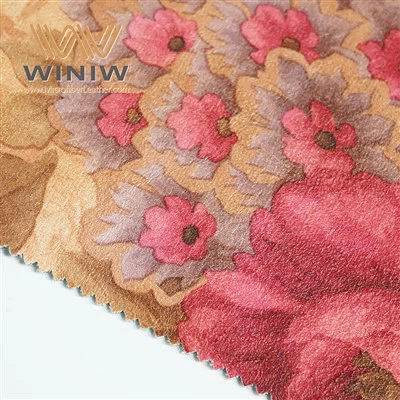 0.6mm Water Resistant Microfiber Fabric Synthetic Vegan Sofa Material