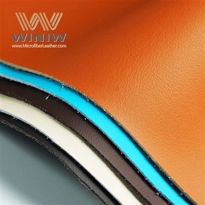 0.8mm No Voc PU Vegan Leather Micro Fiber Car Seats Making Material