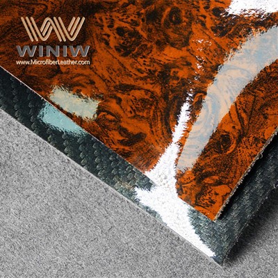1.4mm Comfortable Microfiber Faux Leather Auto Interiors Fabric