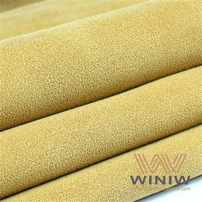 2mm Thickness Faux Suede Vegan Bags Belt Leather Material