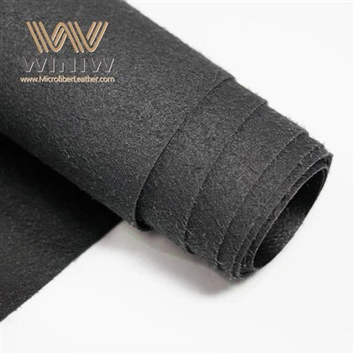 Abrasion Resistant Micro Fiber Material Vegan PU Footwear Leather