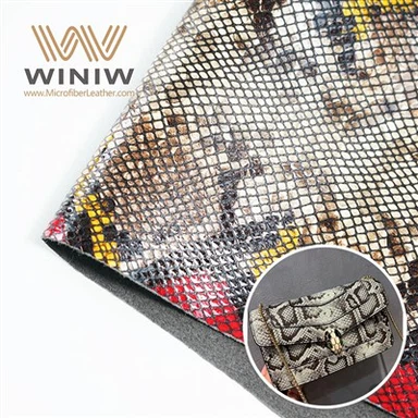 High End Microfiber Imitation Material PU Bags Leather Fabric