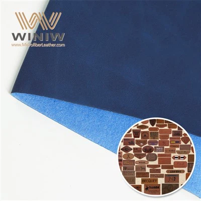 Moderate Elongation PU Vegan Leather Synthetic Fabric For Leather Tags