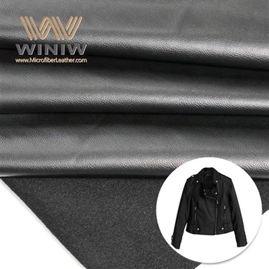 Nontoxic Imitation Microfiber Fabric Faux Garments Leather