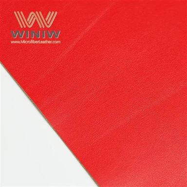 Red Synthetic Material PU Vegan Boxing Gloves Leather Fabric