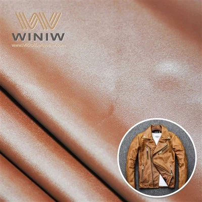 Smooth Micro Fiber Synthetic Leather Vegan Garments Material