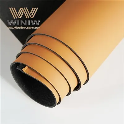 Soft Micro Fiber Faux Fabric Synthetic Leather For Shoes Upper Material