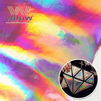 Water Resistant PU Leather Imitation For Bags Making Material