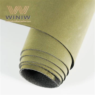 Waterproof Artificial Vegan Leather PU Suede Fabric For Shoes Upper