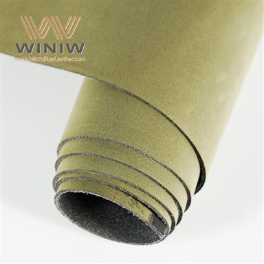 Waterproof Artificial Vegan Leather PU Suede Fabric For Shoes Upper
