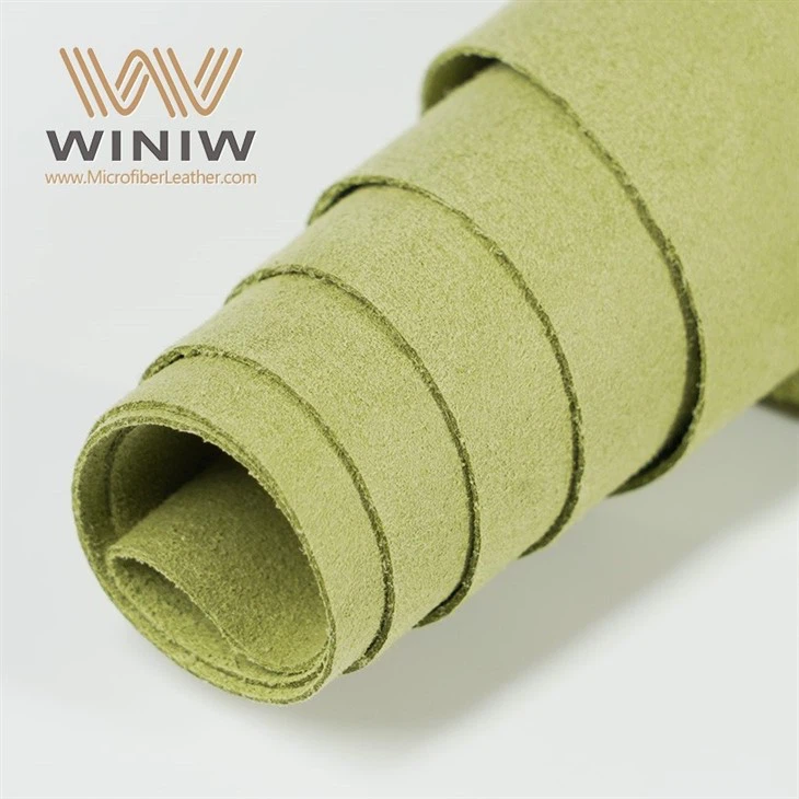 Smooth Suede Nubuck Fabric Micro Vegan Leather For Display Stands