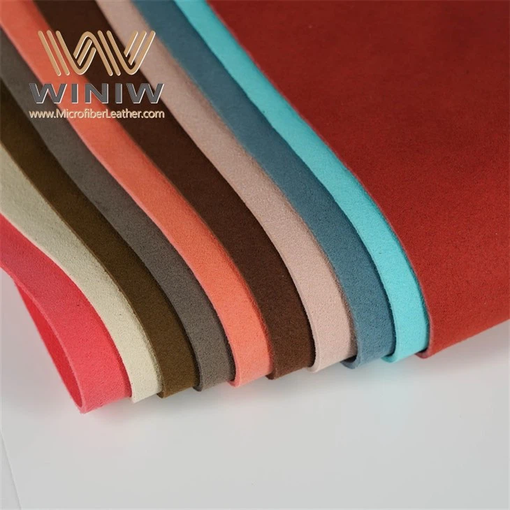 Ultra Suede Microfiber PU Suede Leather Material For Car Interior